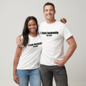 T-shirt Je déteste l'humanité (Unisexe)
