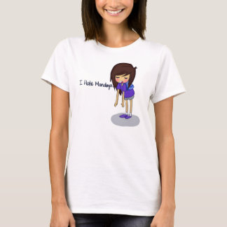 T-shirt Je déteste lundi