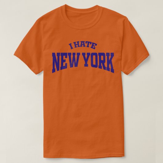 T-shirt Je déteste New York (Design devant)