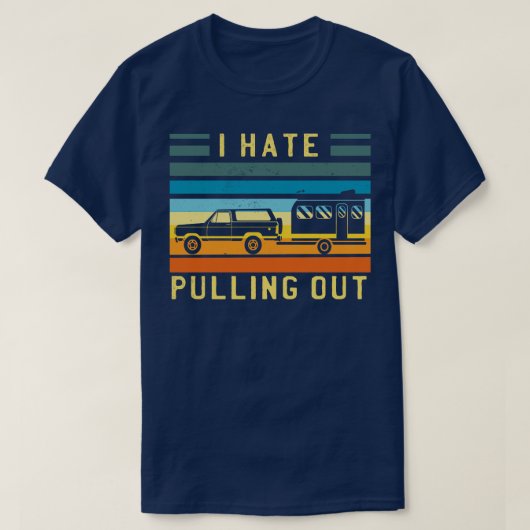 T-shirt Je déteste retirer (Design devant)
