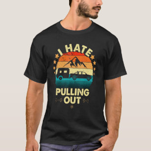 T-shirt Je déteste sortir la caravane Camping 1