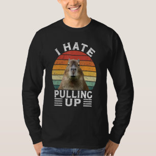 T-shirt Je déteste tirer sur Capybara gort  Mème Rongeur V