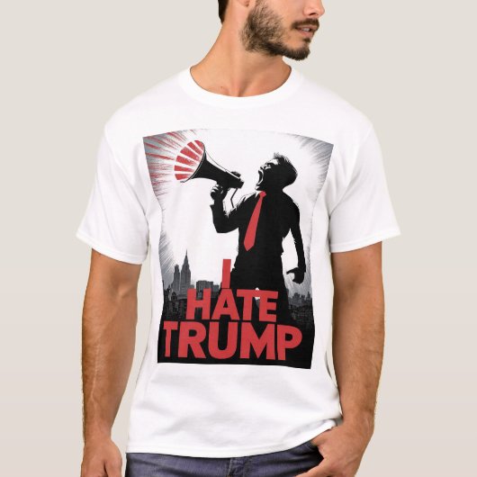 T-shirt je déteste trump (Devant)