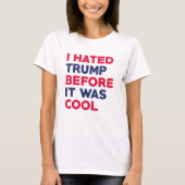 T-shirt Je déteste Trump (Devant)