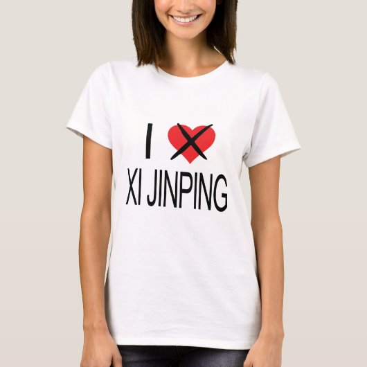 T-shirt JE DÉTESTE XI Jinping (Devant)