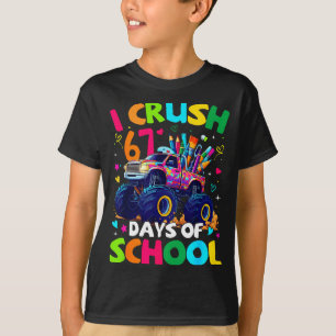 T-shirt Je détruis 67 jours de camion monstre de l'école M