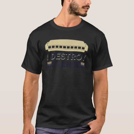 T-shirt Je détruit le silence 2 (Devant)
