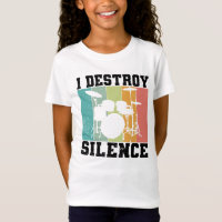 Je détruit le silence déstabilisé tambour Vintage