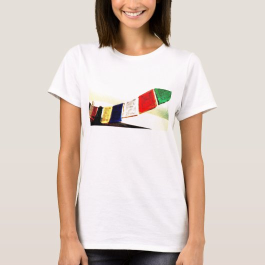 T-shirt je dirai une petite prière tibétaine pour vous (Devant)