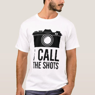 T-shirt Je dirige les opérations Appareil photo vintage ré