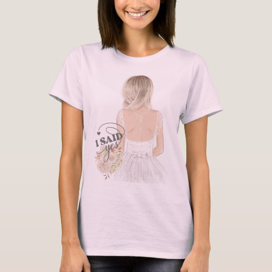 T-SHIRT JE DIS OUI (Devant)