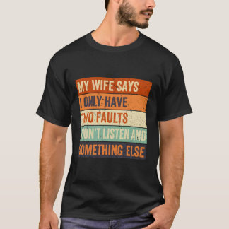 T-shirt Je Dis Que Je N'Ai Que Deux Fêtes des pères D'Éche