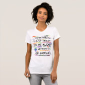 T-shirt Je dois juste être seul avec mes (Devant entier)