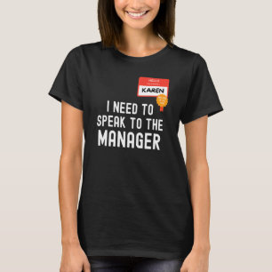 T-SHIRT JE DOIS PARLER AU DIRECTEUR FUNNY HALLOWEEN COS
