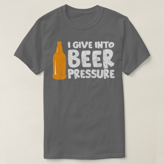 T-shirt Je donne à la pression de bière 2 (Design devant)