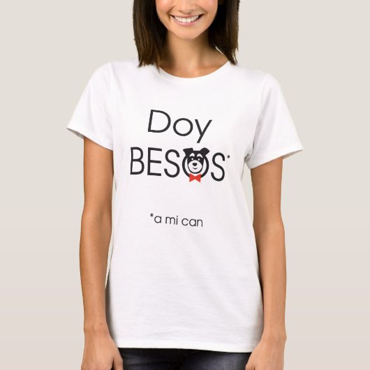 T-shirt Je donne des Baisers (can) (Devant)