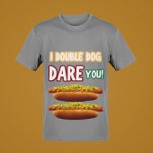 T-shirt "Je Double Chien Ose Vous !" Amusante blague de ch