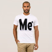 T-shirt Je - échelle grandeur ! (Devant entier)