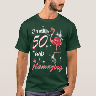 T-shirt Je fais 50 Look Flamazing 1969 50e anniversaire Fl