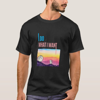 T-shirt Je Fais Ce Que Je Veux Chat