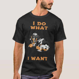 T-shirt Je Fais Ce Que Je Veux Dachshund