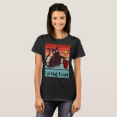 T-shirt Je fais ce que je veux. Drôle chat rebelle frappan (Devant entier)