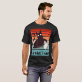 T-shirt Je fais ce que je veux Drôle chat rebelle frapper (Devant entier)