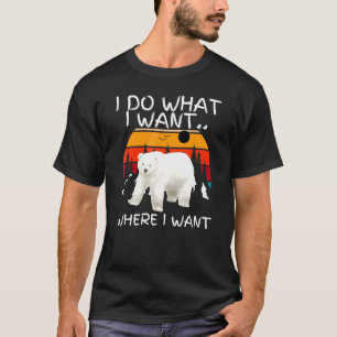 T-shirt Je Fais Ce Que Je Veux Été Ours Vibes Cool Pois Po