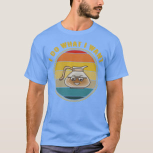 T-shirt Je Fais Ce Que Je Veux Lunettes De Soleil Cool Caf