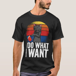 T-shirt Je fais ce que je veux Vêtements pour chat