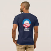 T-SHIRT JE FAIS CONFIANCE À OBAMA (Dos entier)