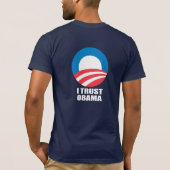 T-SHIRT JE FAIS CONFIANCE À OBAMA (Dos)