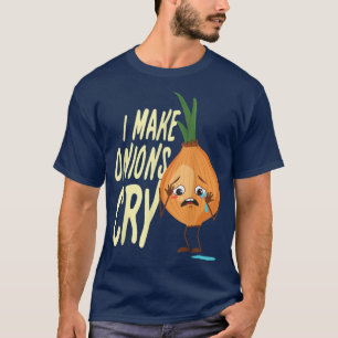 T-shirt je fais crier oignons cuisine chef cuisine déjeune