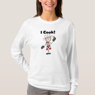 T-shirt Je fais cuire - le chef féminin