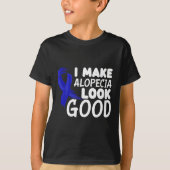 T-shirt Je Fais de Alopecia un air bon Amusant Alopecia Gu (Devant)
