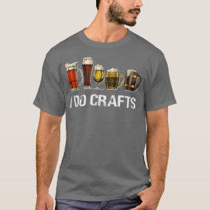 T-shirt Je fais de la bière artisanale Vintage