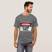 T-shirt Je fais des choses idiotes amis (Devant entier)