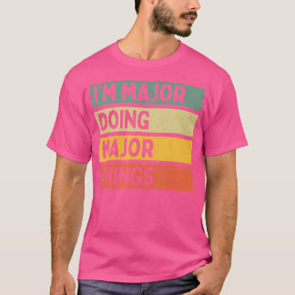 T-shirt JE Fais des Choses Importantes Citation Personnali