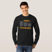 T-shirt Je fais des maths Poids de musculation (Devant entier)