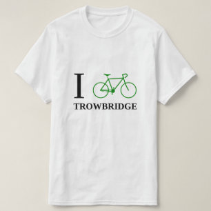 T-shirt Je fais du vélo TROWBRIDGE (l'icône verte de