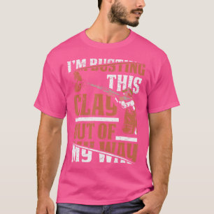 T-shirt JE Fais Éclater Tir Sportif sur Plateaux d'Argile