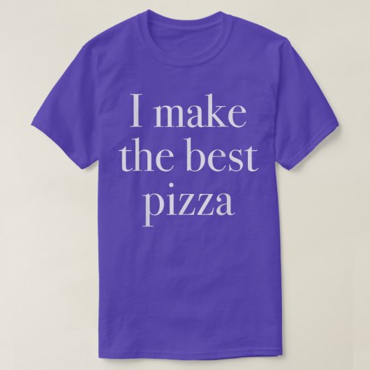 T-shirt Je Fais Le Meilleur Pizza Shop Owners Pizza Chef 2 (Design devant)