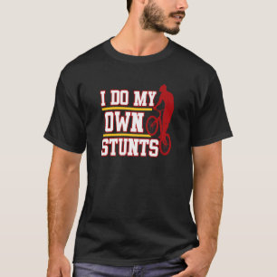 T-shirt Je Fais Mes Propres Étapes Bicyclette Cyclisme vél