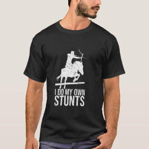 T-shirt Je Fais Mes Propres Pieds Archer Cheval À Tir À L'