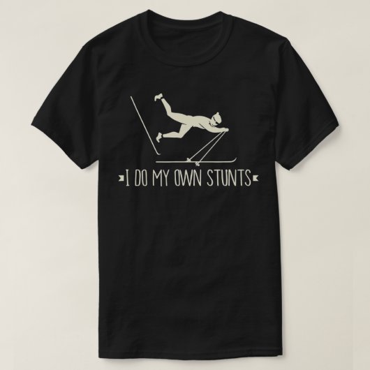 T-shirt Je Fais Mes Propres Têtes I Funny Ski Idée Cadeau (Design devant)