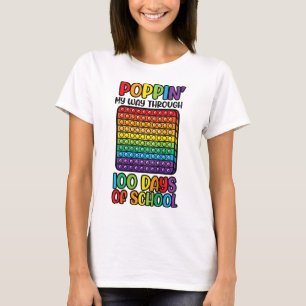 T-shirt Je fais mon chemin à travers 100 jours Fun 100e jo