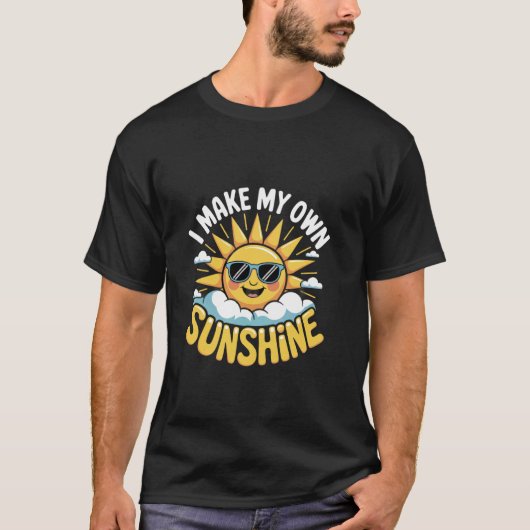 T-shirt Je fais mon propre météorologue de soleil (Devant)