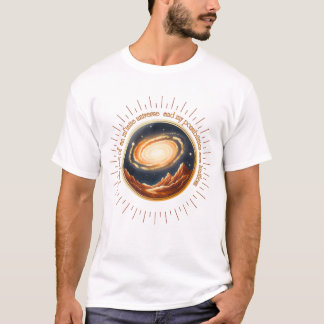 T-shirt Je fais partie d'un univers infini.