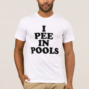 T-shirt Je fais pipi dans les piscines
