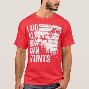 T-shirt Je Fais Tous Mes Propres Têtes Motocross Papa Bike
